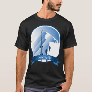 Avoriaz 1800 Alperna skiddesign T Shirt