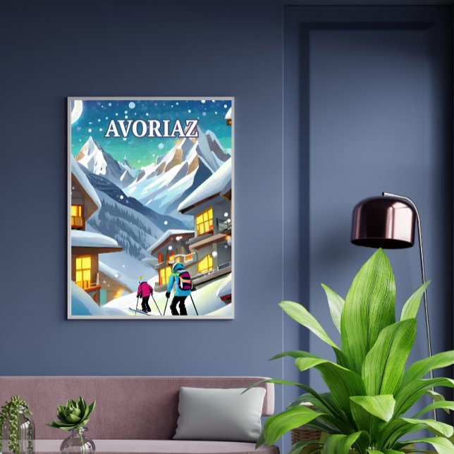 Avoriaz : Poésie Hivernale dans les Cimes Alpines Poster (Skapare uppladdad)