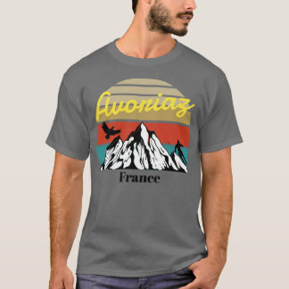Avoriaz ski Frankrike 2 T Shirt