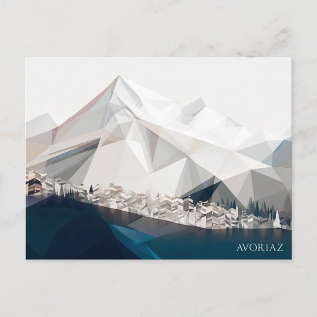 Avoriaz Vykort (Framsida)