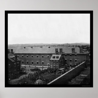 Avrättning av Lincoln Conspirators 1865 Poster