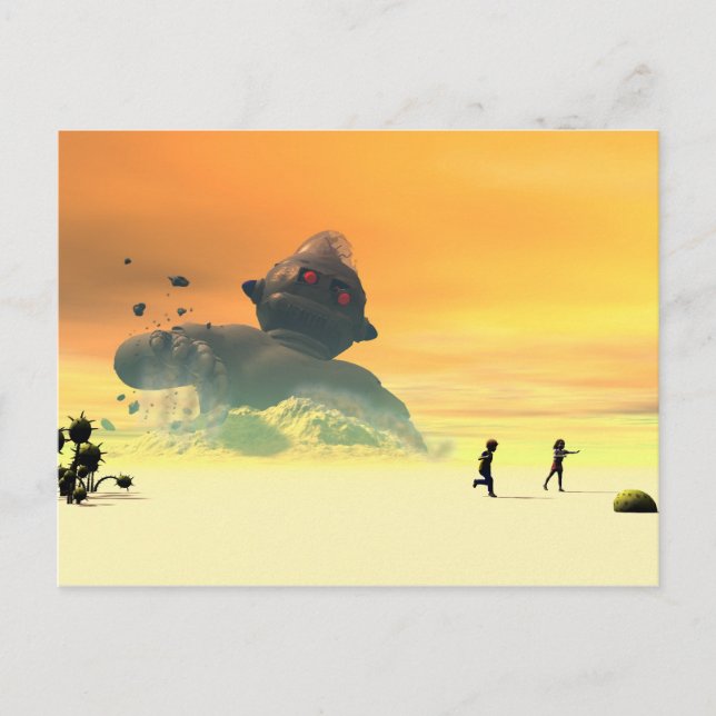 Avregistrering Robot Revival-vykort Vykort (Framsida)