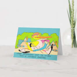 avresa till Påsk Kort