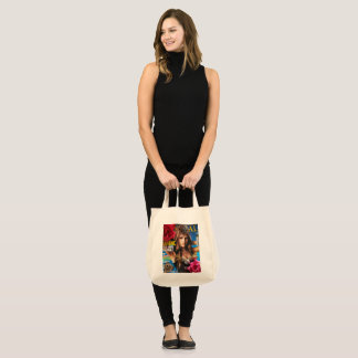 Avril Lavigne Tote bag Floral Rock Collection Tygkasse