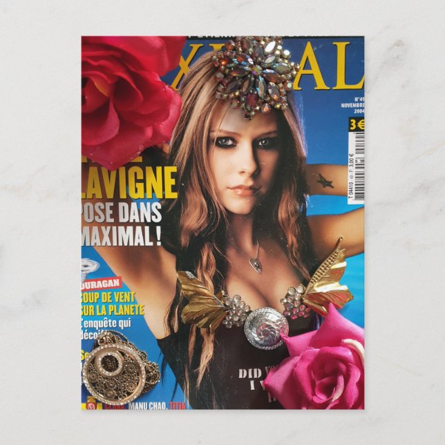 Avril Lavigne  Vykort (Framsida)