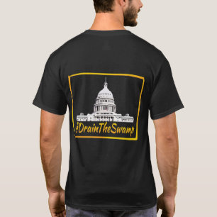 Avrinning den utskrivavna skjortabaksidaen för t shirt