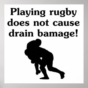AvrinningBamage Rugby Poster