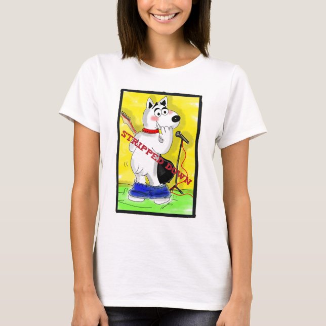 Avrivet besegra tee shirt (Framsida)