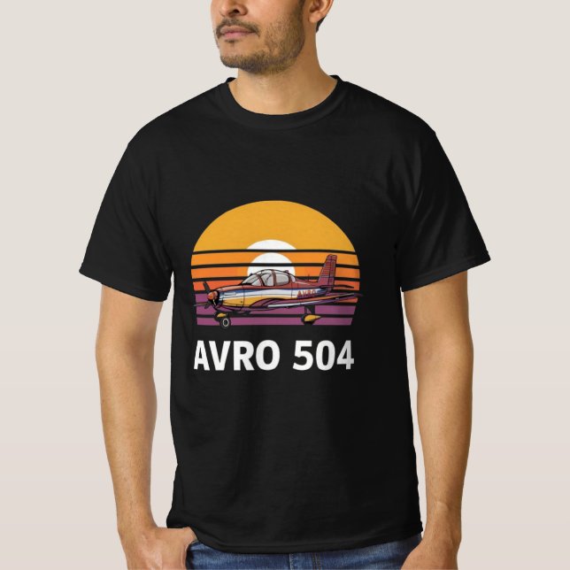 Avro 504 t shirt (Framsida)