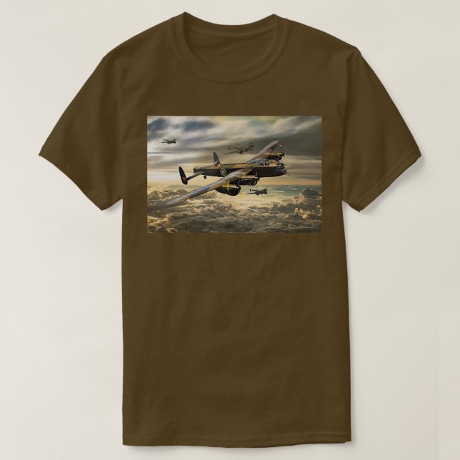 Avro Lancaster (2)  T Shirt (Design framsida)