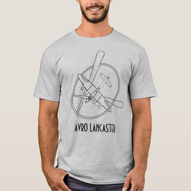 Avro Lancaster Bomber T-shirt (Framsida)