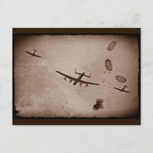 Avro Lancaster Flyover Vykort