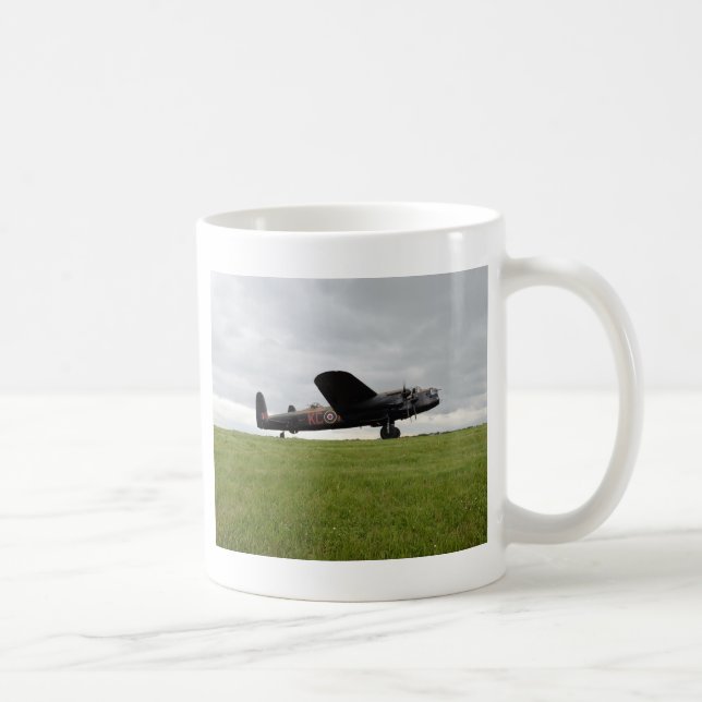 Avro Lancaster på fältet Kaffemugg (Höger)