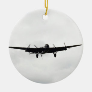 Avro Lancaster skurkrollbombplan Julgransprydnad Keramik