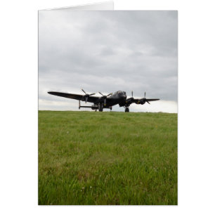 Avro Lancaster Taxiing Hälsningskort