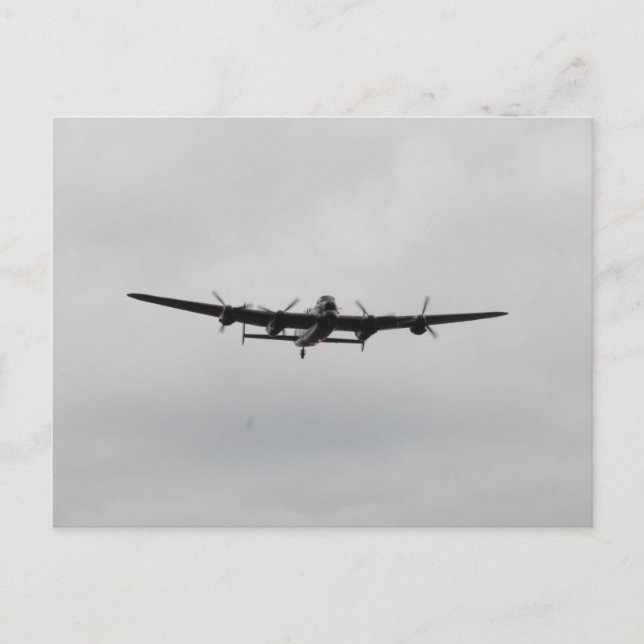 Avro Lancaster Vykort (Framsida)