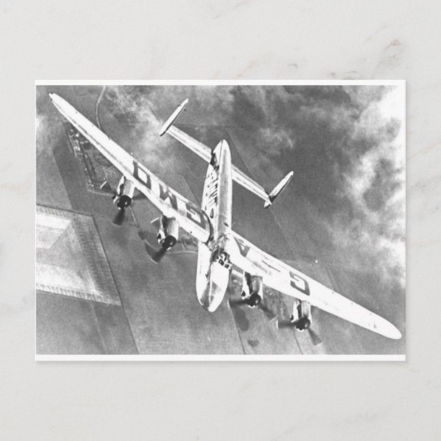Avro Lancastrian Vykort (Framsida)