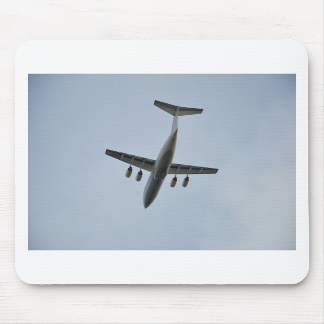 Avro RJ85 Jet i Flygning Musmatta (Framsidan)