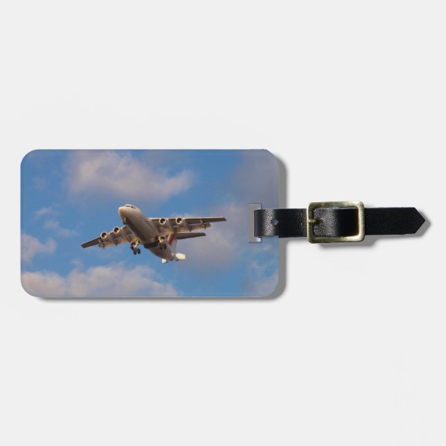 Avro RJ85 Jet Landar Bagagebricka (Horisontell Framsida)
