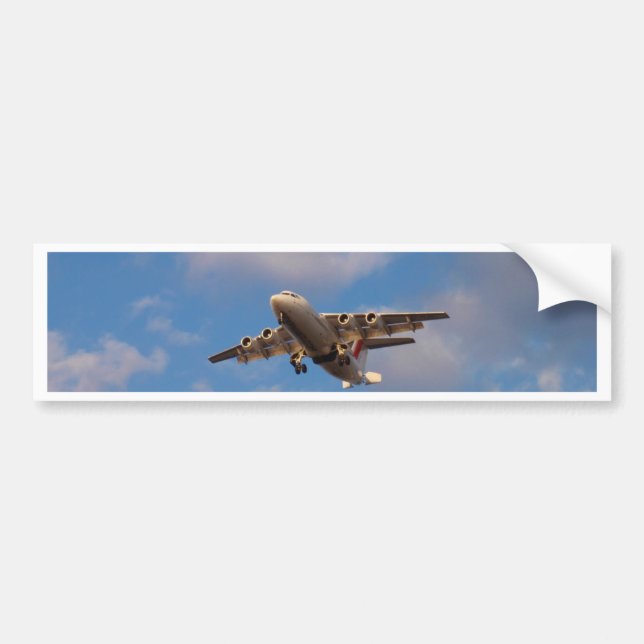 Avro RJ85 Jet Landar Bildekal (Framsidan)