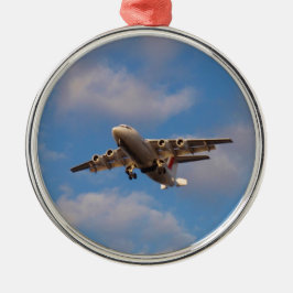Avro RJ85 Jet Landar Julgransprydnad Metall