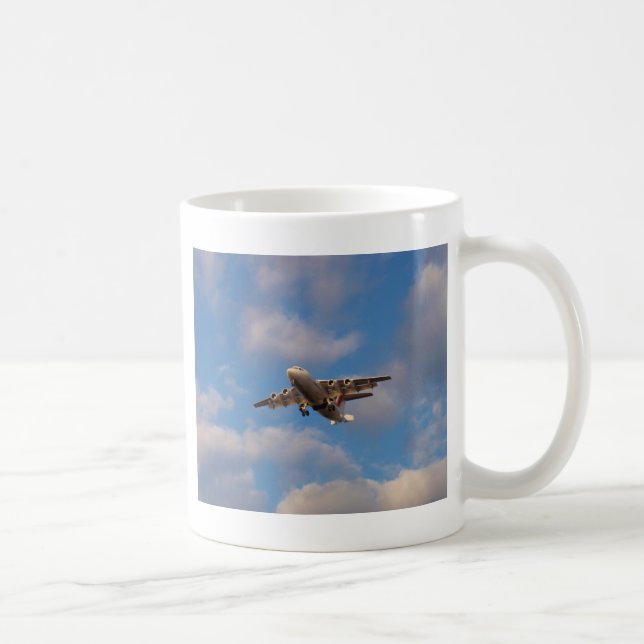 Avro RJ85 Jet Landar Kaffemugg (Höger)