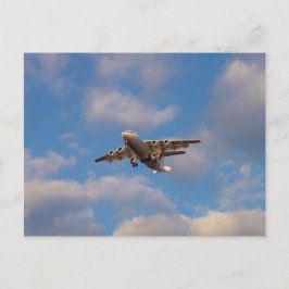 Avro RJ85 Jet-landning Vykort