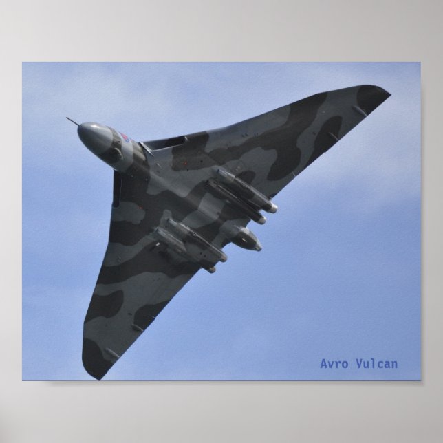 Avro Vulcan-bomber poster (Framsidan)