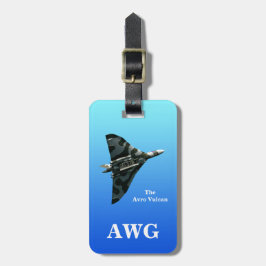 Avro Vulcan Delta Vinge Bomber med monogram Bagagebricka