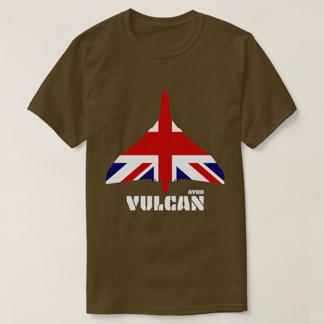 Avro Vulcan och Union Jack T Shirt (Design framsida)