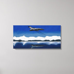 Avro Vulcan Reflated Power Canvastryck