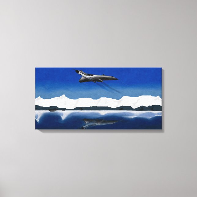 Avro Vulcan Reflated Power Canvastryck (Framsida)