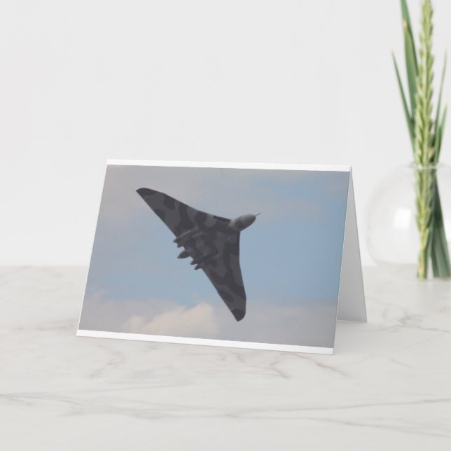 Avro Vulcan XH558 Kort (Framsida)