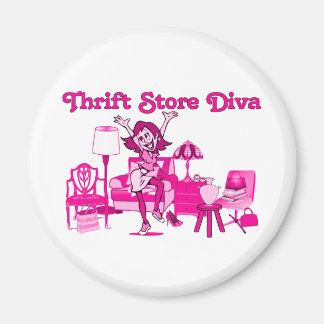 Avrundning av Thrift Store Diva Magnet