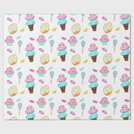 Avryl Fleur's Cute Ice Cream Cone Cupcoa Donut Presentpapper