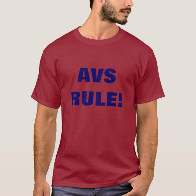AVS RULE! T SHIRT (Framsida)