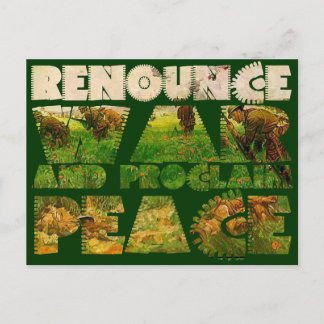 Avsäga Krig och utropa fred Vykort