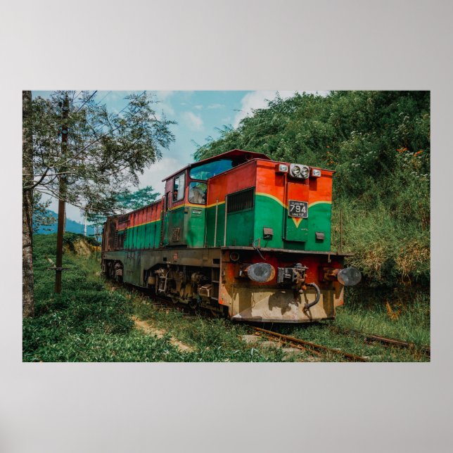 Avsaltnings Tåg Sri Lanka Poster (Framsidan)