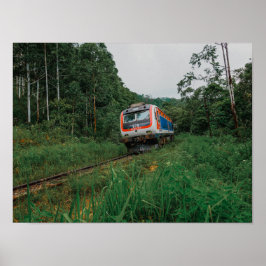 Avsaltningståg Sri Lanka Poster