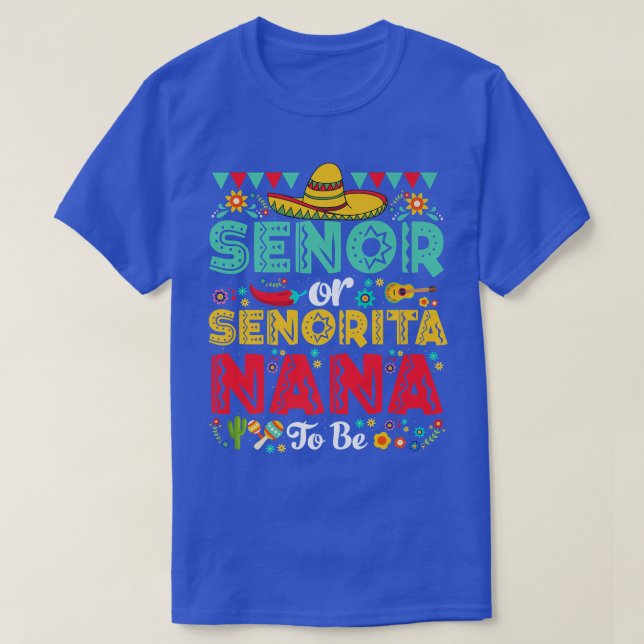 Avsändare eller senorita Nana som skall vara Gende T Shirt (Design framsida)