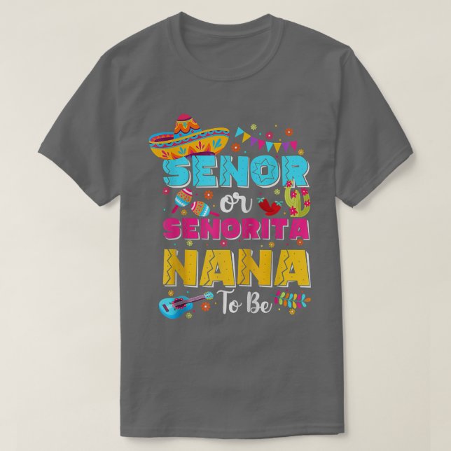 Avsändare eller senorita Nana som skall vara Gende T Shirt (Design framsida)