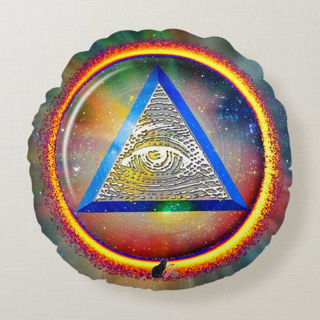 Avsändare Rund Kudde (Framsidan)