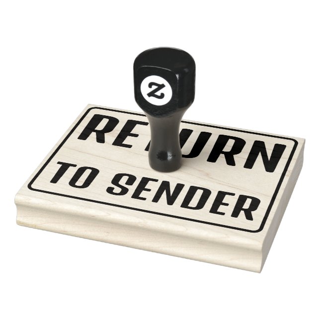 AVSÄNDARENS ÅTERVÄNDNING STÄMPEL (Stämpel)