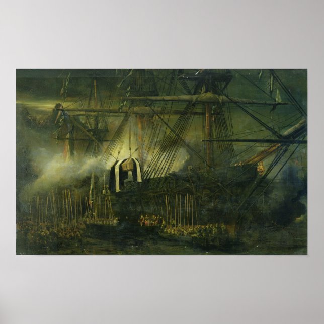 Avsändningen av Napoleons Ashes-kort Poster (Framsidan)