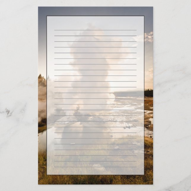 AvsatsGeyser, Norris Geyserhandfat Brevpapper (Framsida)