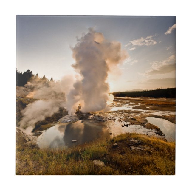 AvsatsGeyser, Norris Geyserhandfat Kakelplatta (Framsidan)
