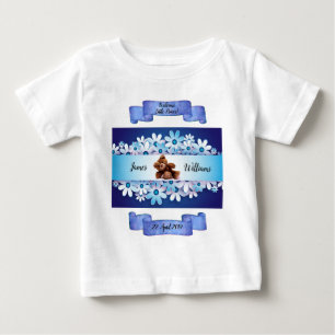 Avsevärd vit Nalle anpassar sig T Shirt