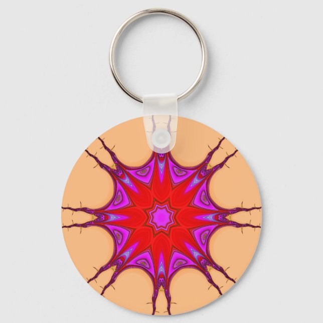 Avsider Fractal Keychain Nyckelring (Framsida)