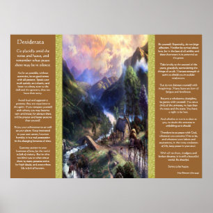 Avsiderata bergsvy Poster