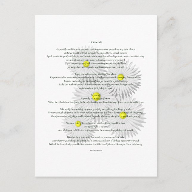 Avsiderata med Daisy Vykort (Framsida)